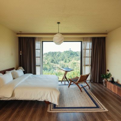 涤烦子-茶园观景大床房