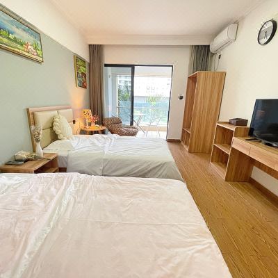 城景原木风双床房C-3005