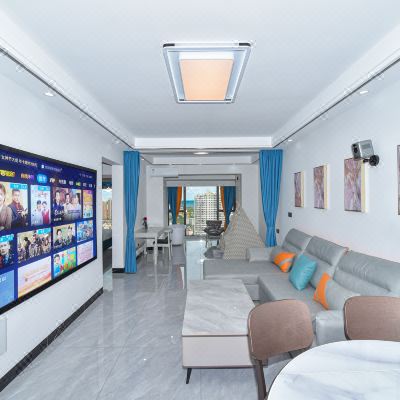 詹云海景（亲子两房两厅）投影浴缸房