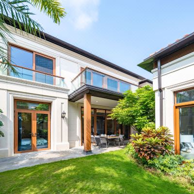 尊享·花园五居独栋别墅（高端床品+厨具齐全+洗衣机）