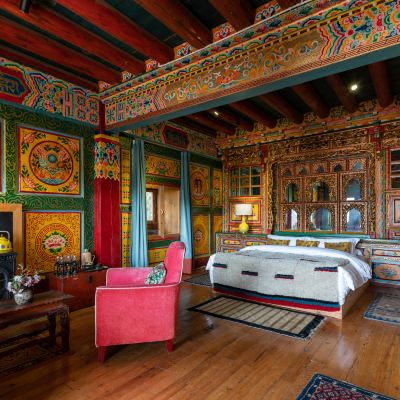 藏地土司房（氧气+乳胶记忆棉床垫+真火壁炉）