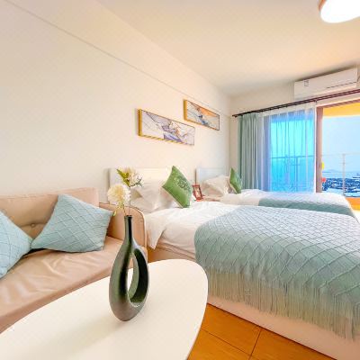 豪华正海景双床房