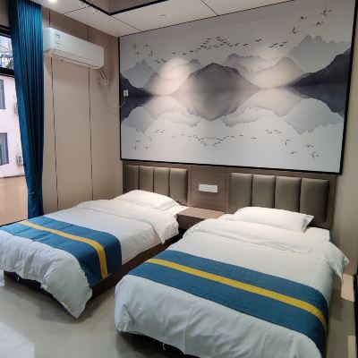 秋蝉-露台双床房