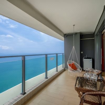 亲子·海景两房+滑梯+木马+积木桌+投影3806（可做饭）