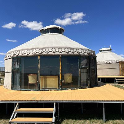 原生态豪华蒙古标间毡包