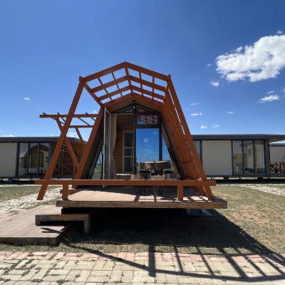 特色原木·创意几何房