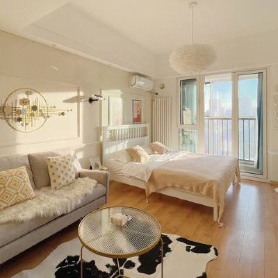 浴缸投影大床房