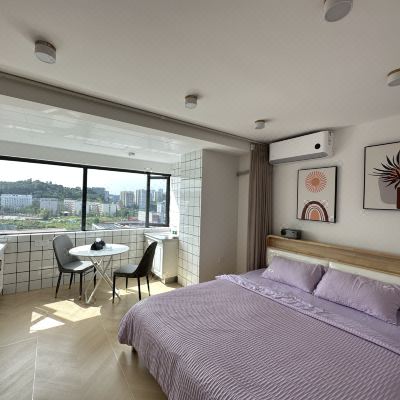 Ins风智能投影大床房