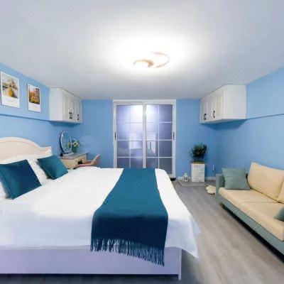 北欧简约loft四人复式影音房