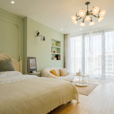 薄荷奶绿·海景智能投影大床房（远景海）