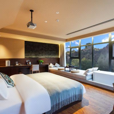 后山幽居丨私汤供氧智能大床房(地暖+加湿器+投影)