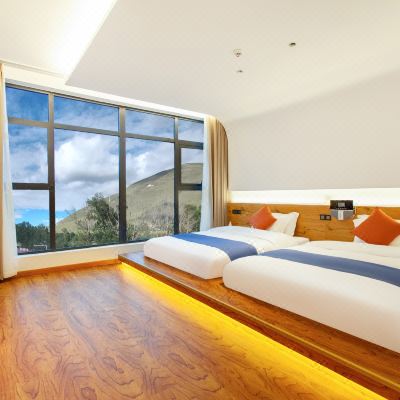 雅致带厅丨榻榻米弥漫供氧私汤智能双床套房(地暖+加湿器）