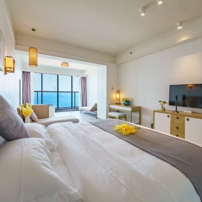 夕岸无遮挡全海景浴缸大床房（1号楼）