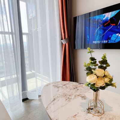 北欧轻奢大床阳台景观一房一厅