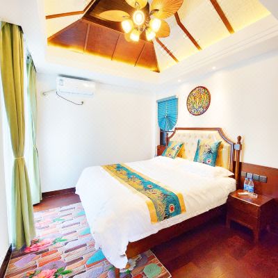 田园风独栋豪华三房大床房别墅