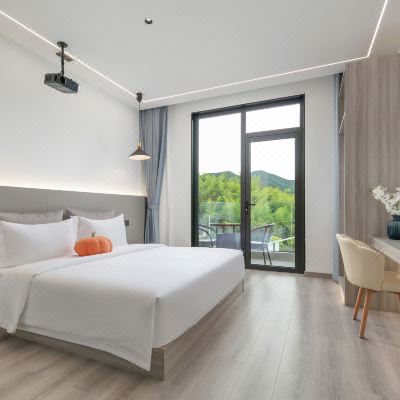 双子301·山景阳台投影大床房