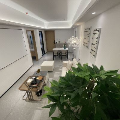 简奢风大床房巨幕投影