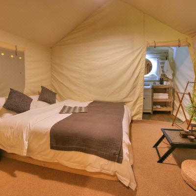 高级大床2号半山归隐禅意风野奢帐篷