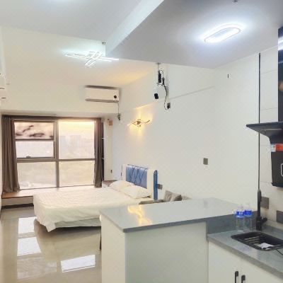 海润时光-高层海景湖景山景+高清投影舒适温馨大床房