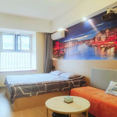 海润时光·踏浪∽近海看日出+冰箱+洗衣机+大床智能房