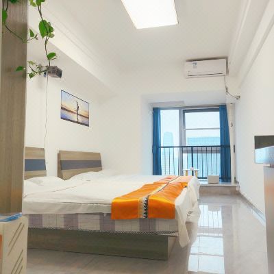 海润时光·清梦-近海高层高清投影双床房