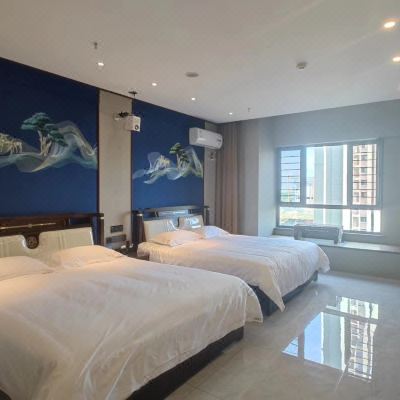 现代智慧影视双床房