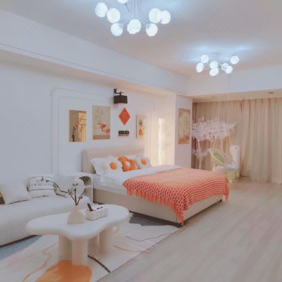 奶油ins风主题房