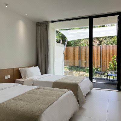 悦溪水榭·露台私汤双床房