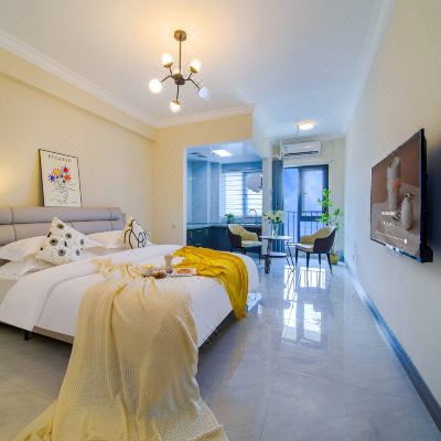 澜宿|情侣温馨大床房（智能门锁）