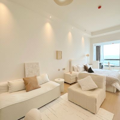 七月-告庄江景投影大床房