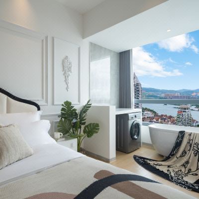 在逃公主·告庄江景投影大床房