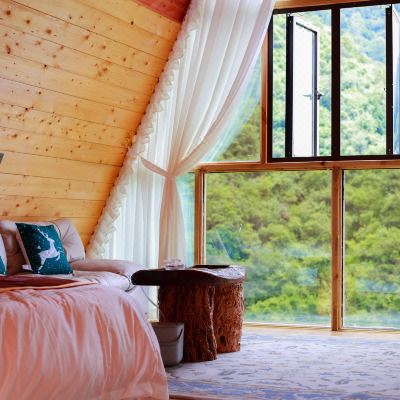 空岭丨独栋观景木屋（提供地暖+可烧烤）