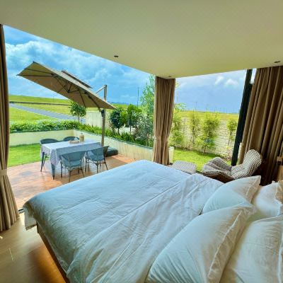 180度日落观景星空花园大床房