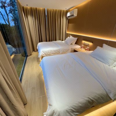 180度日落观景星空花园双床房