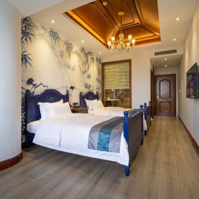 流云蓝调双床房