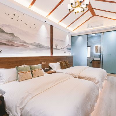 未央-榻榻米双床房（慕思床垫）