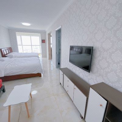 海景一室二床房