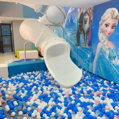 公主城堡两室一厅复式滑梯三床套房