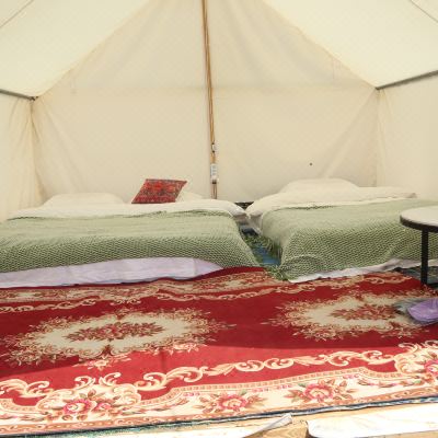 沙旅丨临湖大床亲子帐篷