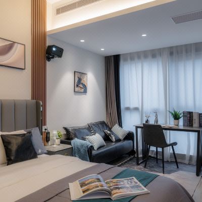 行政大床房《超大落地窗、独立洗衣机》