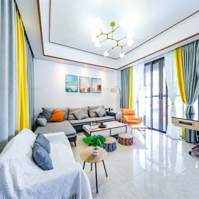 「私家大泳池+花园BBQ+麻将+厨房」蓝莓可可颂丨7房联排别墅