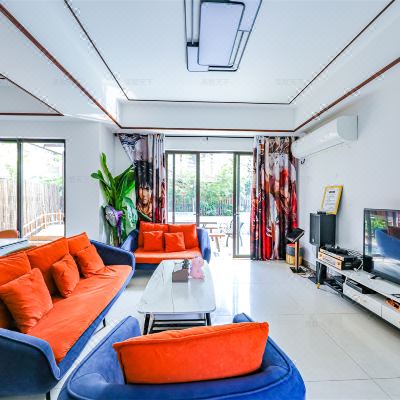 「私家泳池+花园BBQ+麻将+厨房」柚稚青柠丨4房别墅