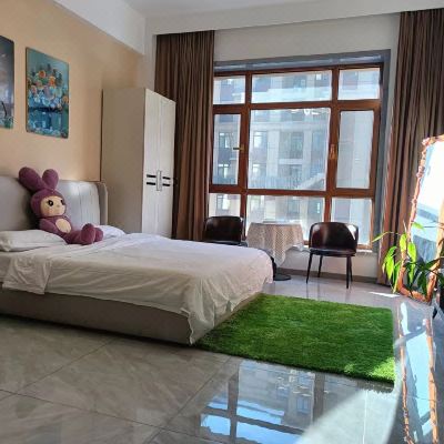 LC米双床房-百合花