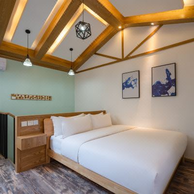 豪华复式浴缸星空套房