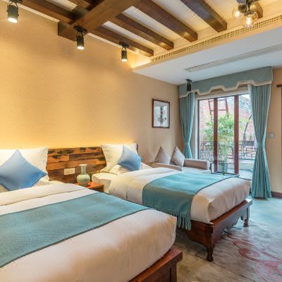 陌野-青玉双床房