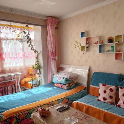 一房一厅三人(两床)套房