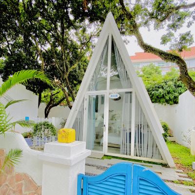 庭院玻璃大床房 | 独立泡池