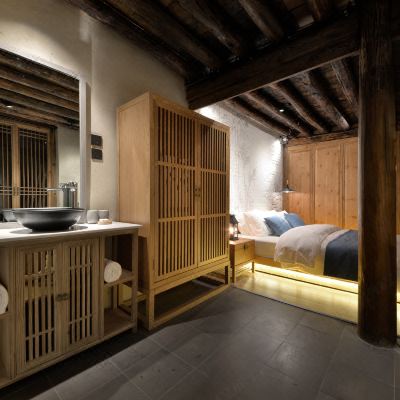 院月阳光庭院大床房