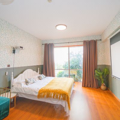 森澜投影大床房（园景）