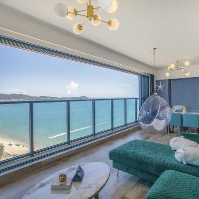 日落黄昏海景两居室套房